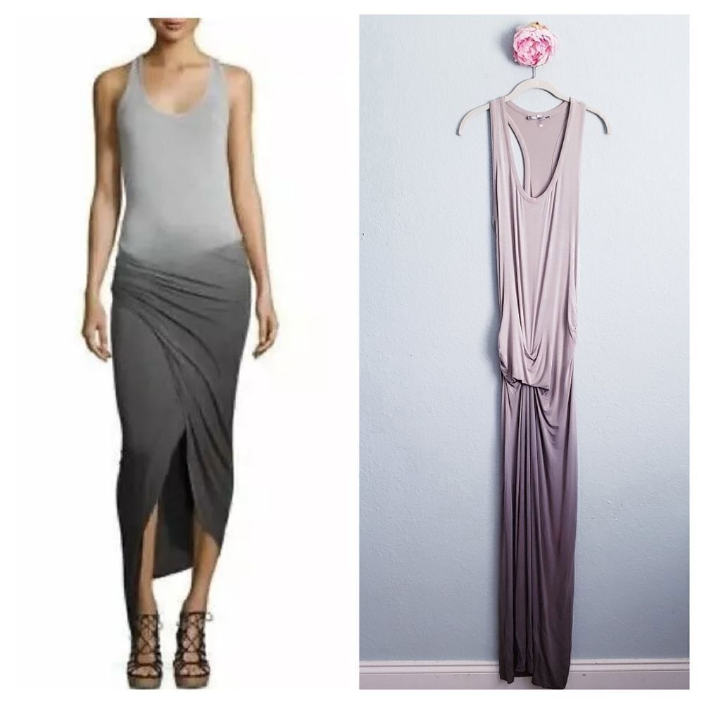 Young Fabulous & Broke Hamptons Gray Ombre Maxi Dress
